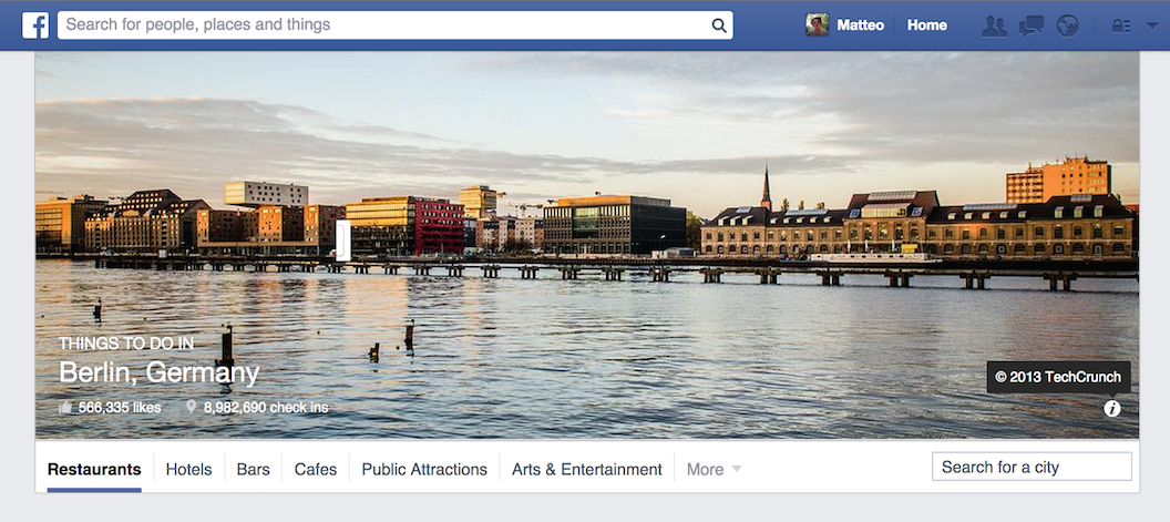 Facebook Places - Things to do in Berlin
